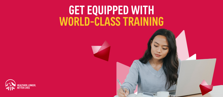 Get equipped with World-Class Training