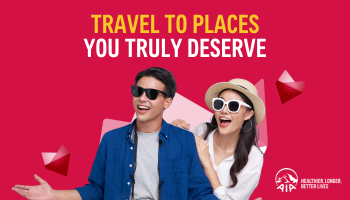 Travel to places you truly deserve