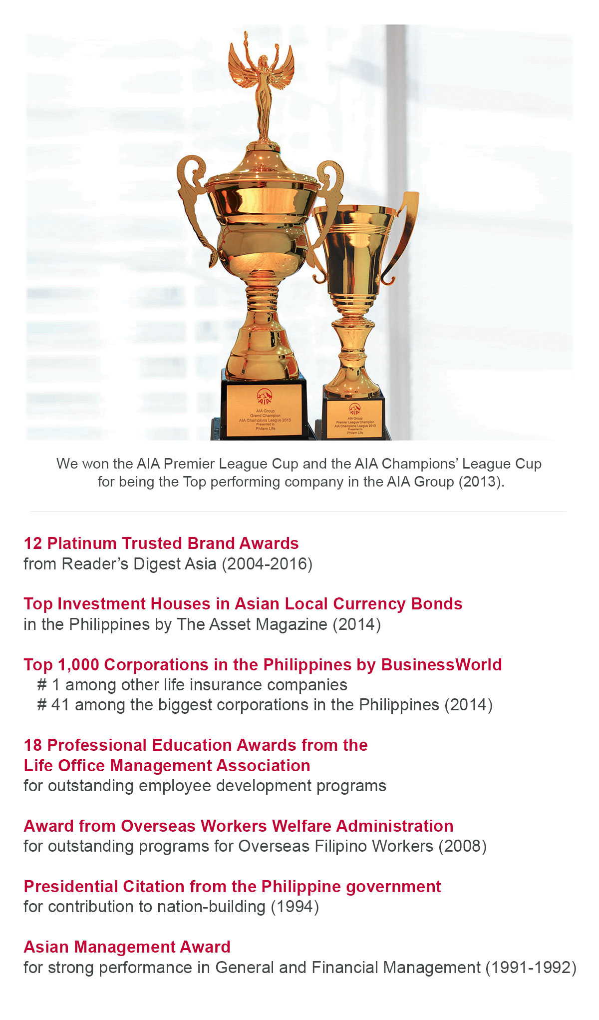 Our Rewards