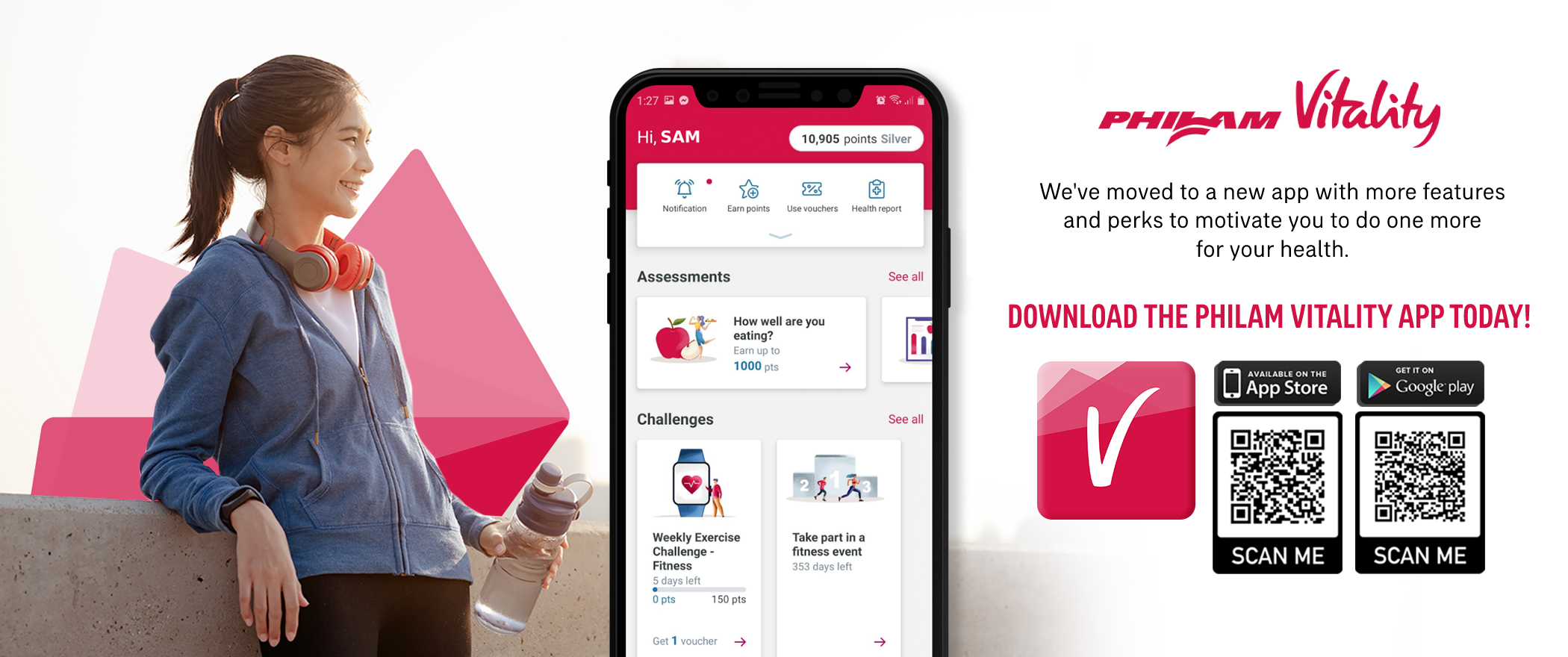 New Philam Vitality App